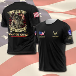 US Air Force - T-Shirt Size L - THTCustom25100309