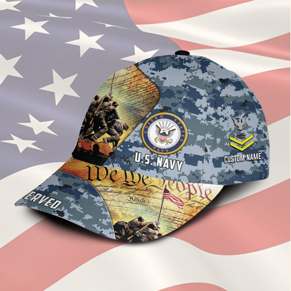 US Navy, Always Remember, Never Forget - Classic Cap - Image 2