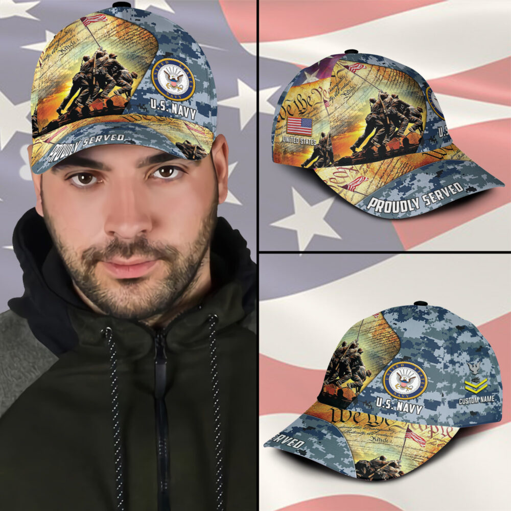 US Navy, Always Remember, Never Forget - Classic Cap - Image 3