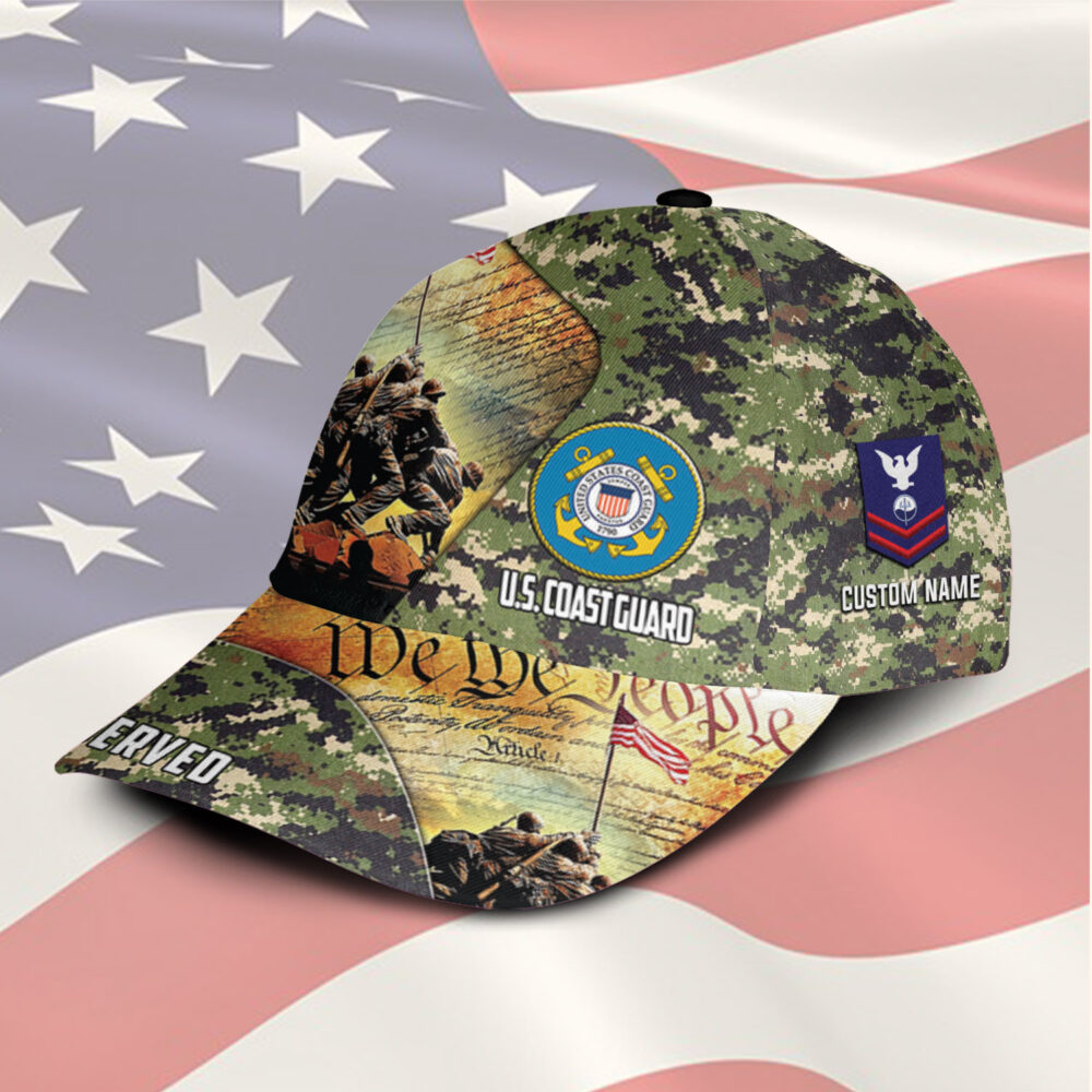US Coast Guard, E 4 Red - Classic Cap - Image 2