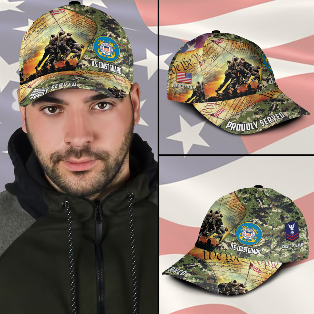 US Coast Guard, E 4 Red - Classic Cap - Image 3