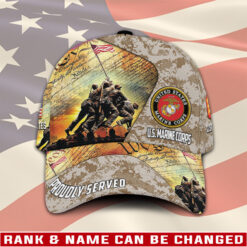 US Marine Corps, Land Of The Free, Because Of The Brave - Classic Cap