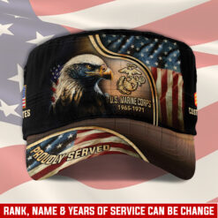 US Marine Corps, E 7 Marines Gunnery Sergeant - Military Cap