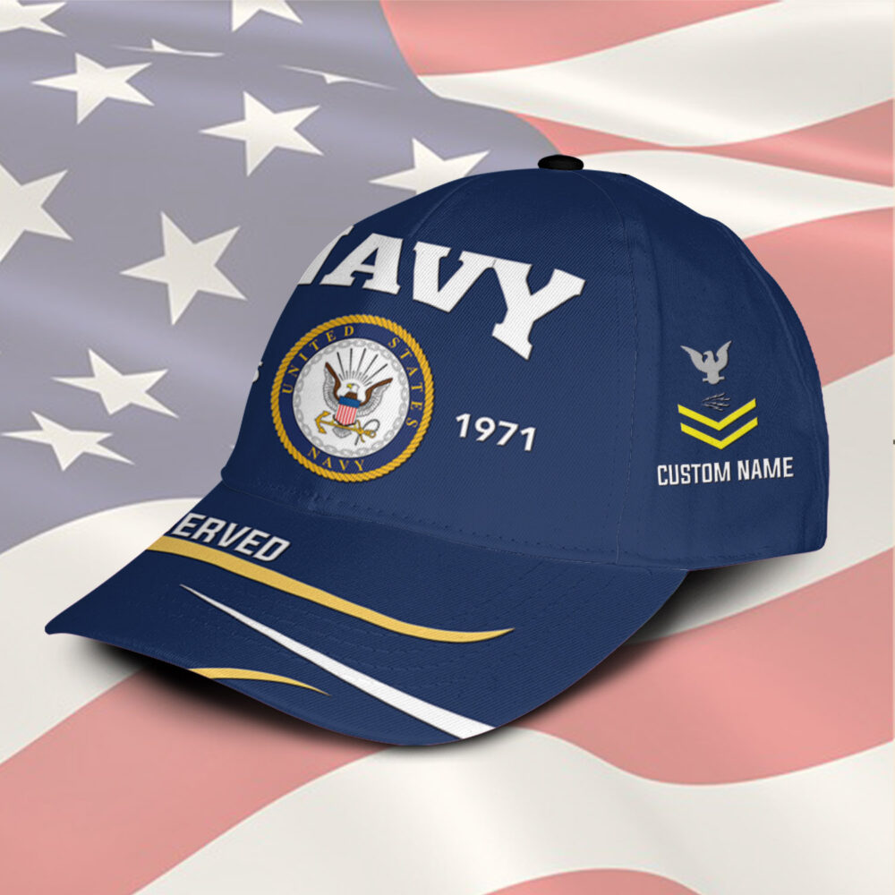 US Navy, Honoring All Who Served - Classic Cap - Image 2