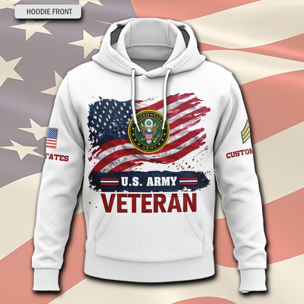 US Army, I Walked The Walk - Hoodie - Image 2