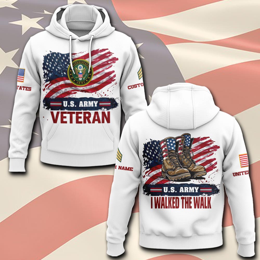 US Army, I Walked The Walk - Hoodie