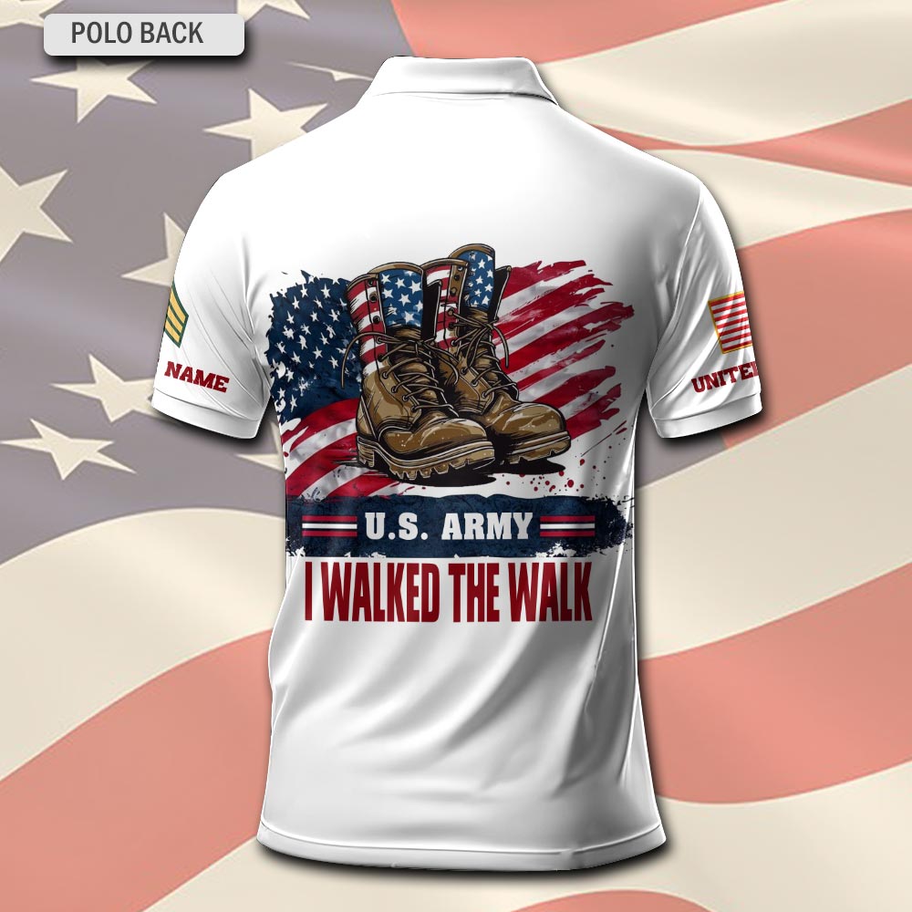 US Army, Always Remember, Never Forget - Polo Shirt - Image 3