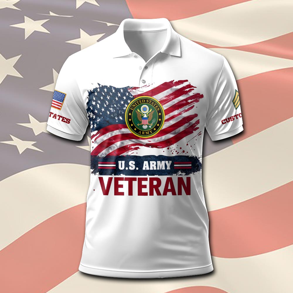 US Army, Always Remember, Never Forget - Polo Shirt - Image 2