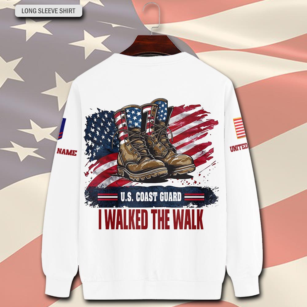 US Coast Guard, E 3 Red - Sweatshirt - Image 3