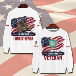 US Coast Guard, E 3 Red - Sweatshirt