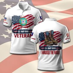 US Coast Guard, E 5 Red - Polo Shirt