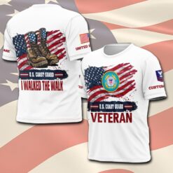 US Coast Guard, E 6 Red - T-Shirt