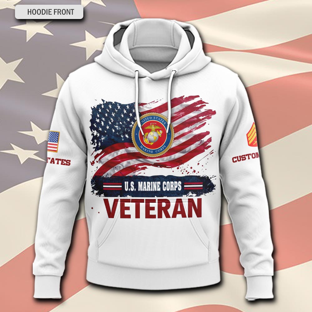 US Marine Corps, The Few, The Proud - Hoodie - Image 2