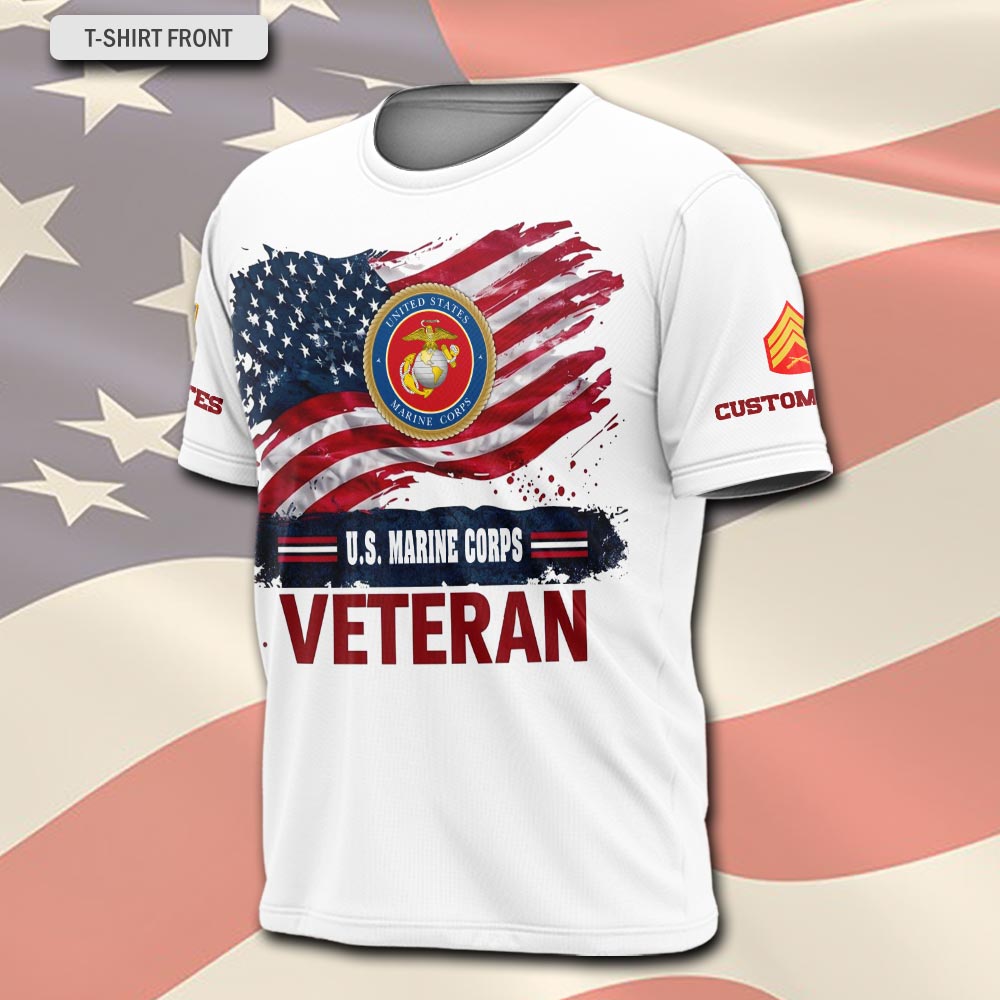 US Marine Corps, W 3 Marines Chief Warrant Officer 3 - T-Shirt - Image 2