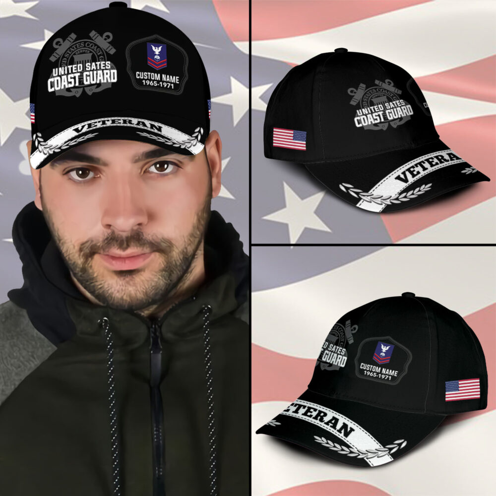 US Coast Guard, Duty, Honor, Country - Classic Cap - Image 3