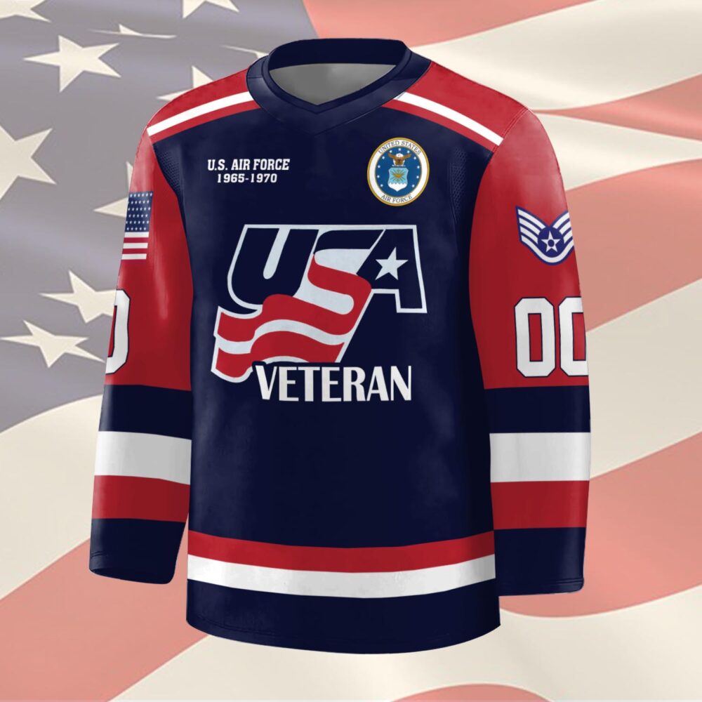 US Air Force , Defender of Freedom - Hockey Jersey - Image 2