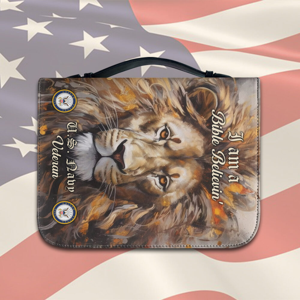 US Navy, Honor - Courage - Commitment - Bible Cover M - Image 2