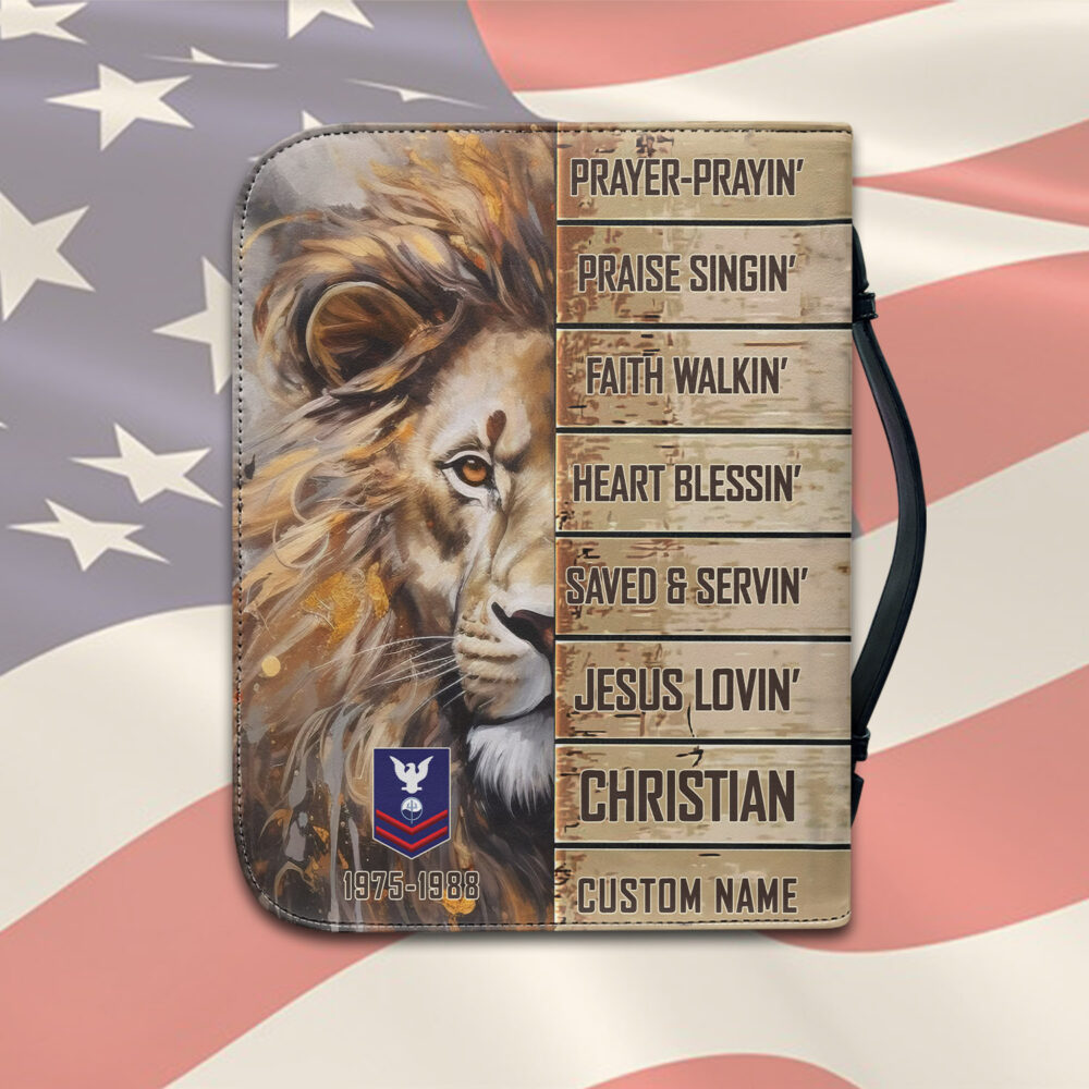 US Coast Guard, E 3 Blue - Bible Cover M - Image 3