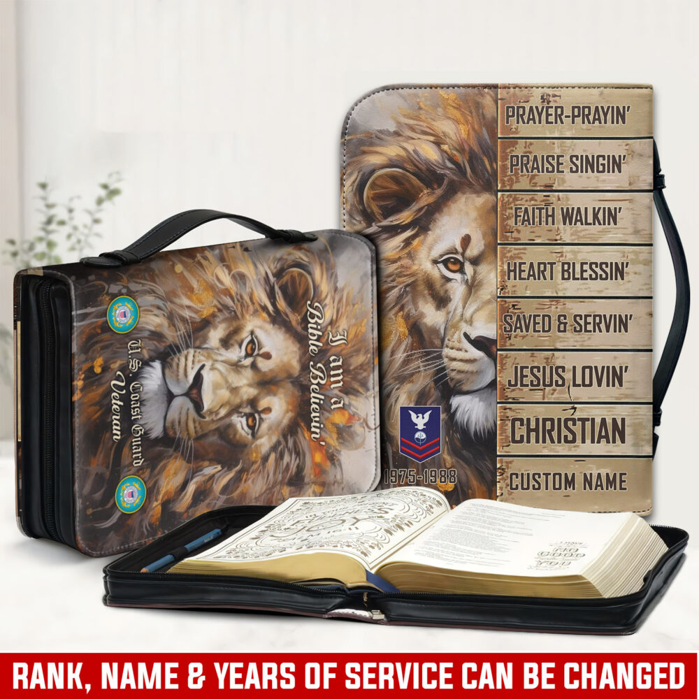 US Coast Guard, E 3 Blue - Bible Cover M