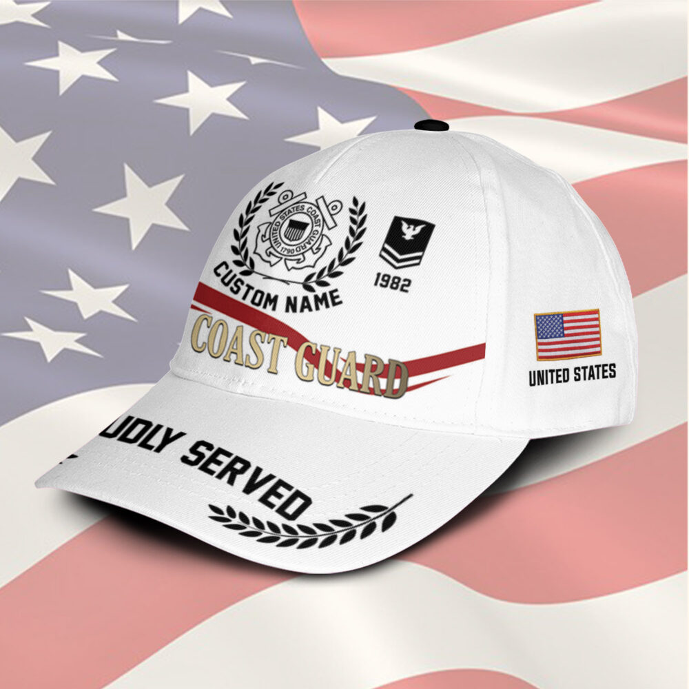 US Coast Guard, E 9 Gold - Classic Cap - Image 2