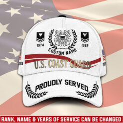 US Coast Guard, E 9 Gold - Classic Cap