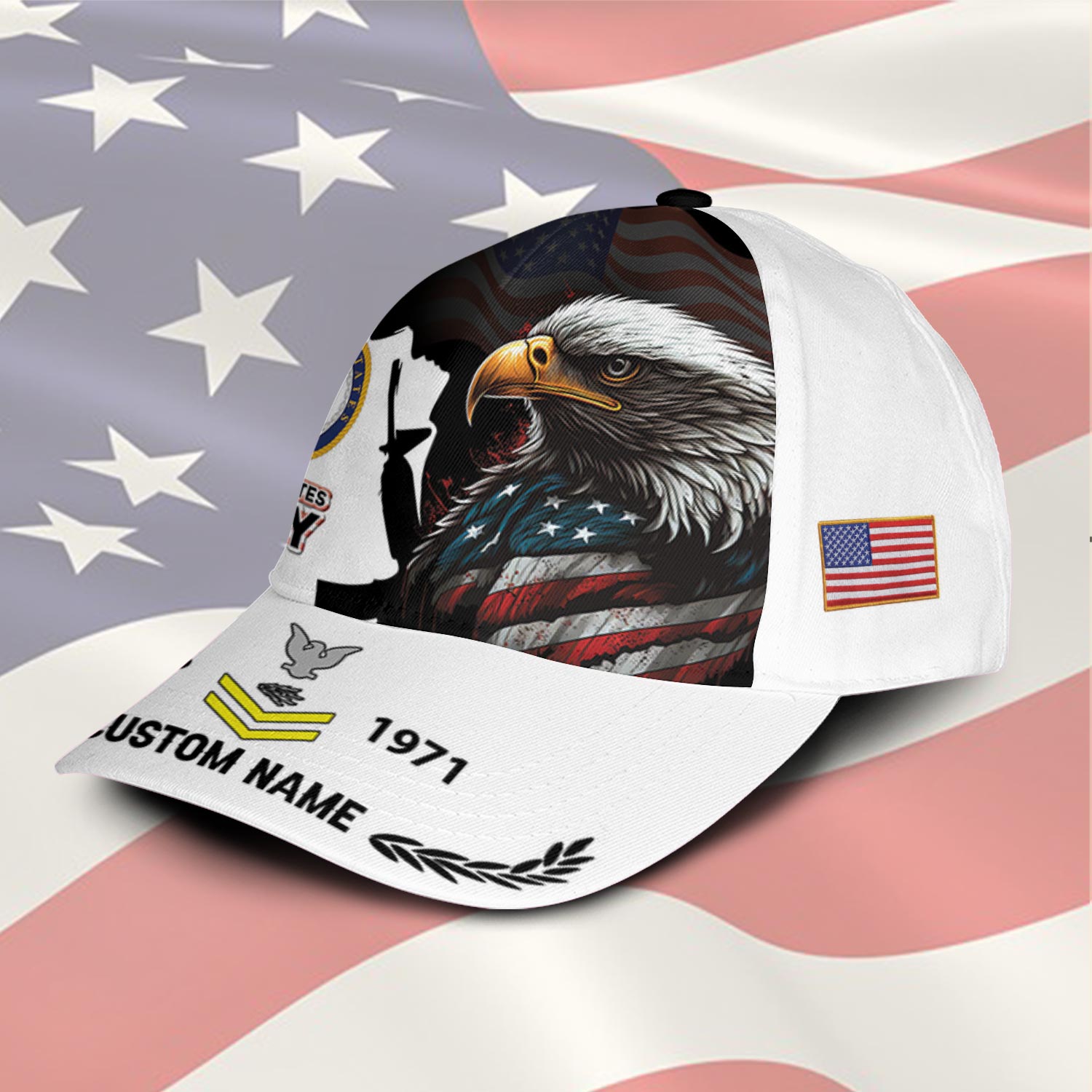 US Navy, E 5 Gold - Classic Cap - Image 2