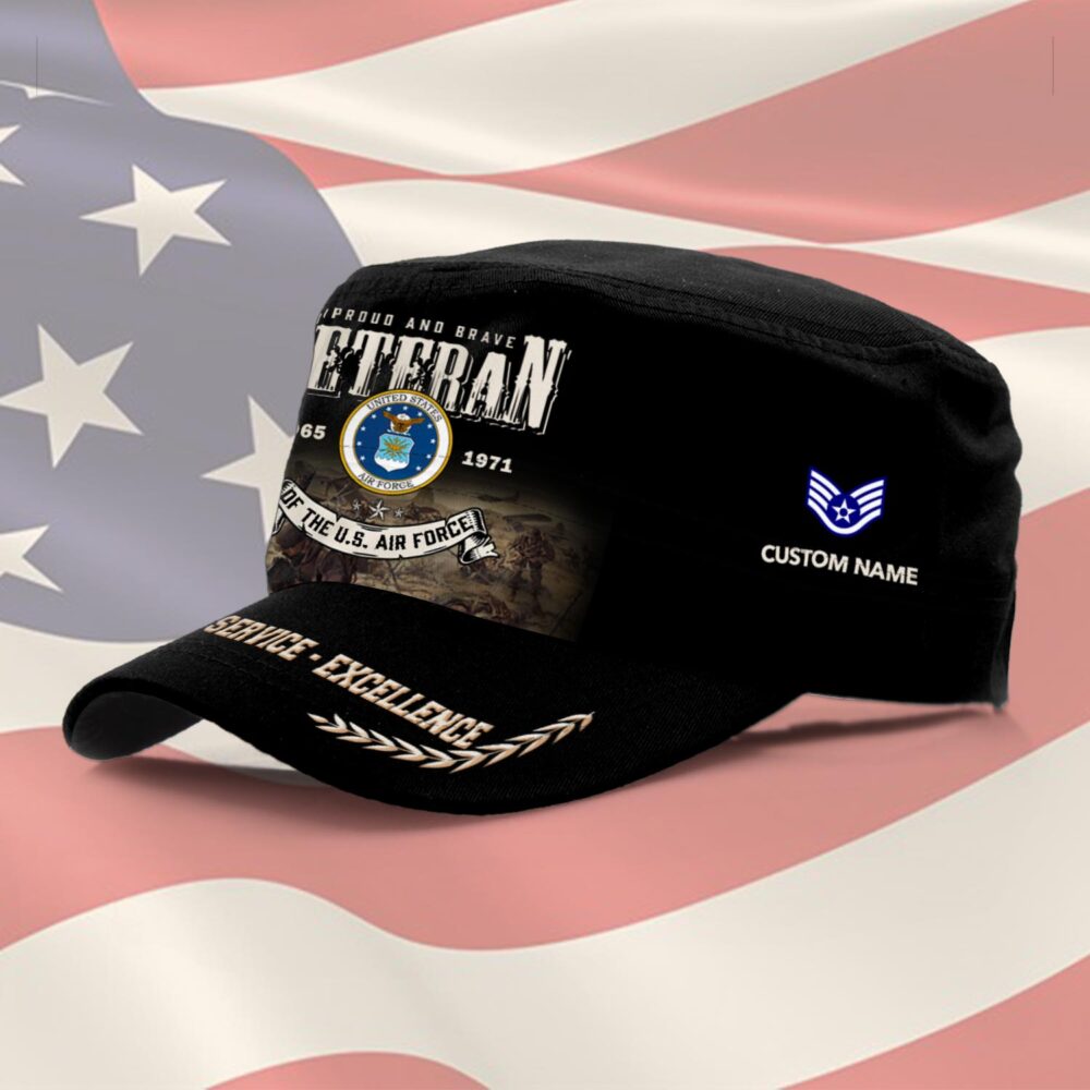 US Air Force , E 3 Air Force Airman First Class - Military Cap - Image 2