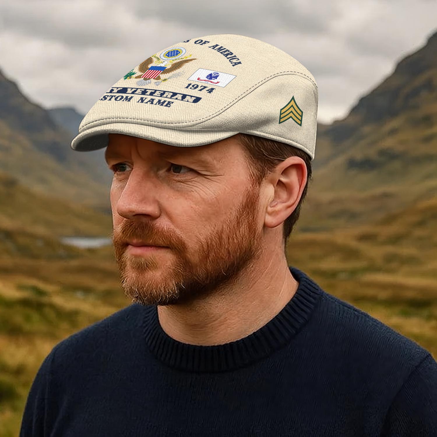 US Army, E 9 Army Sergeant Major - Jeff Cap - Image 4