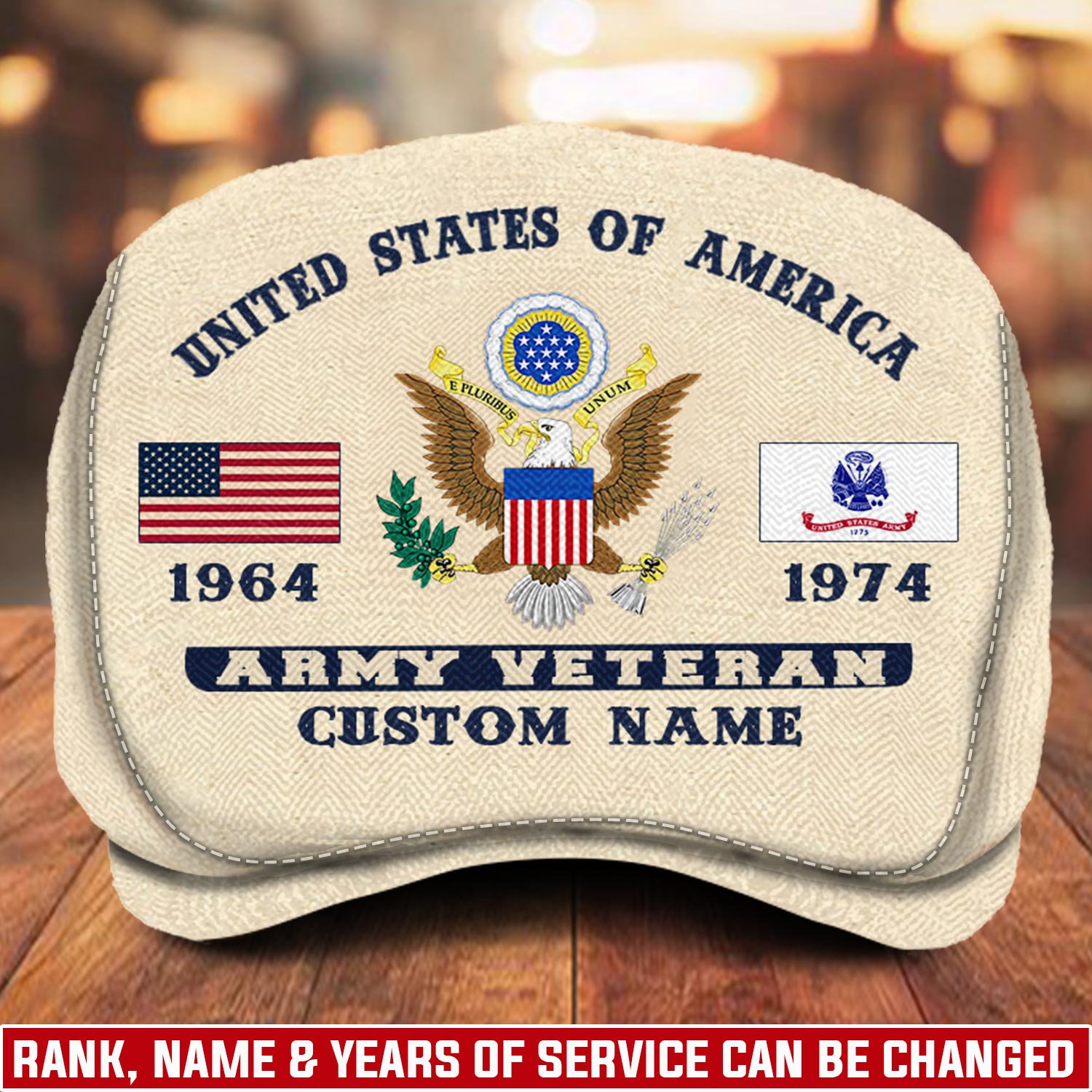 US Army, E 9 Army Sergeant Major - Jeff Cap