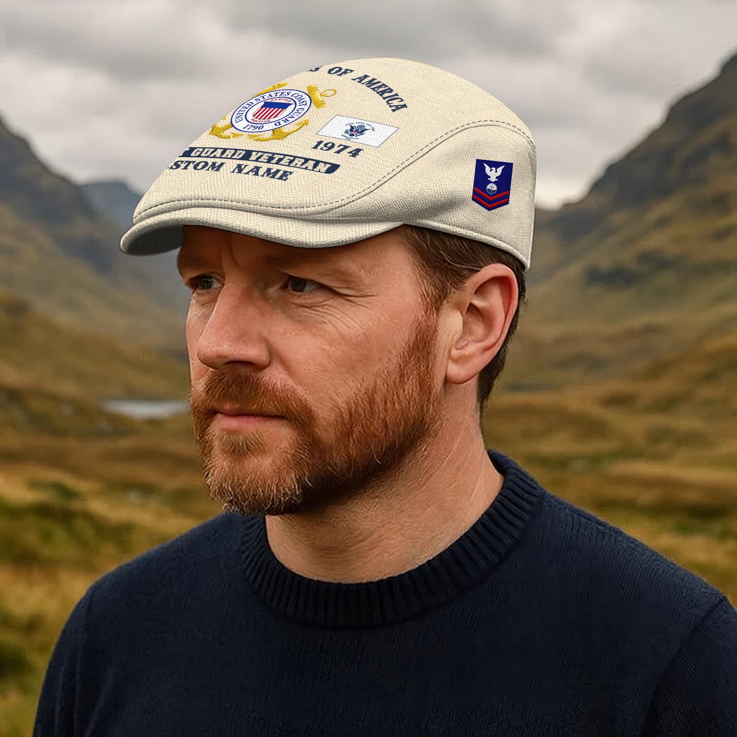 US Coast Guard, E 7 Gold - Jeff Cap - Image 4