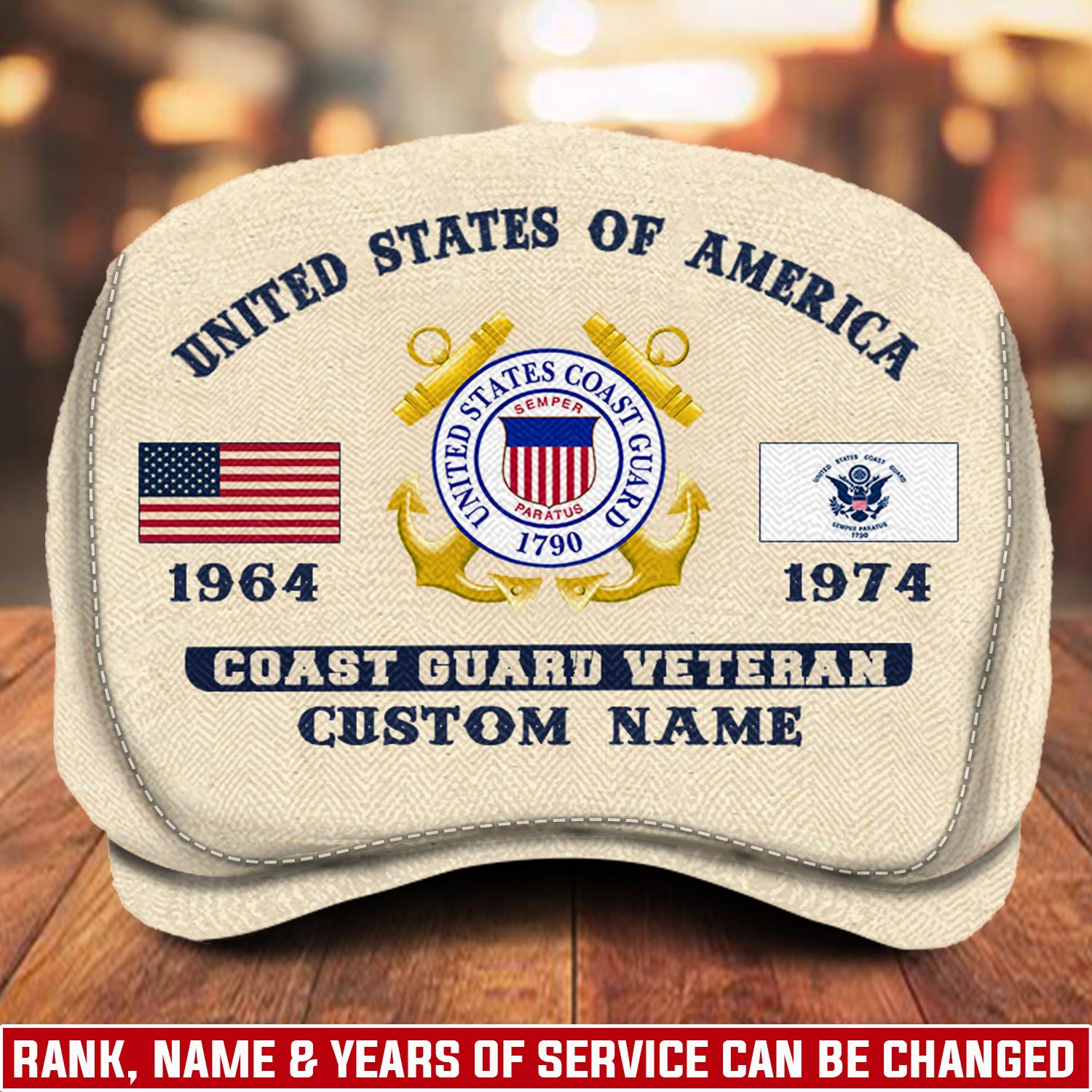 US Coast Guard, E 7 Gold - Jeff Cap