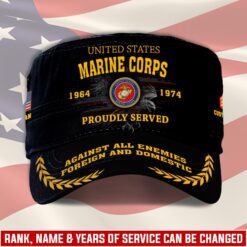 US Marine Corps, Never Retreat, Never Surrender - Military Cap