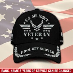 US Air Force, American By Birth, Veteran By Choice - Classic Cap