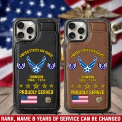 US Air Force , Honor The Fallen - Leather Flip Phone Case