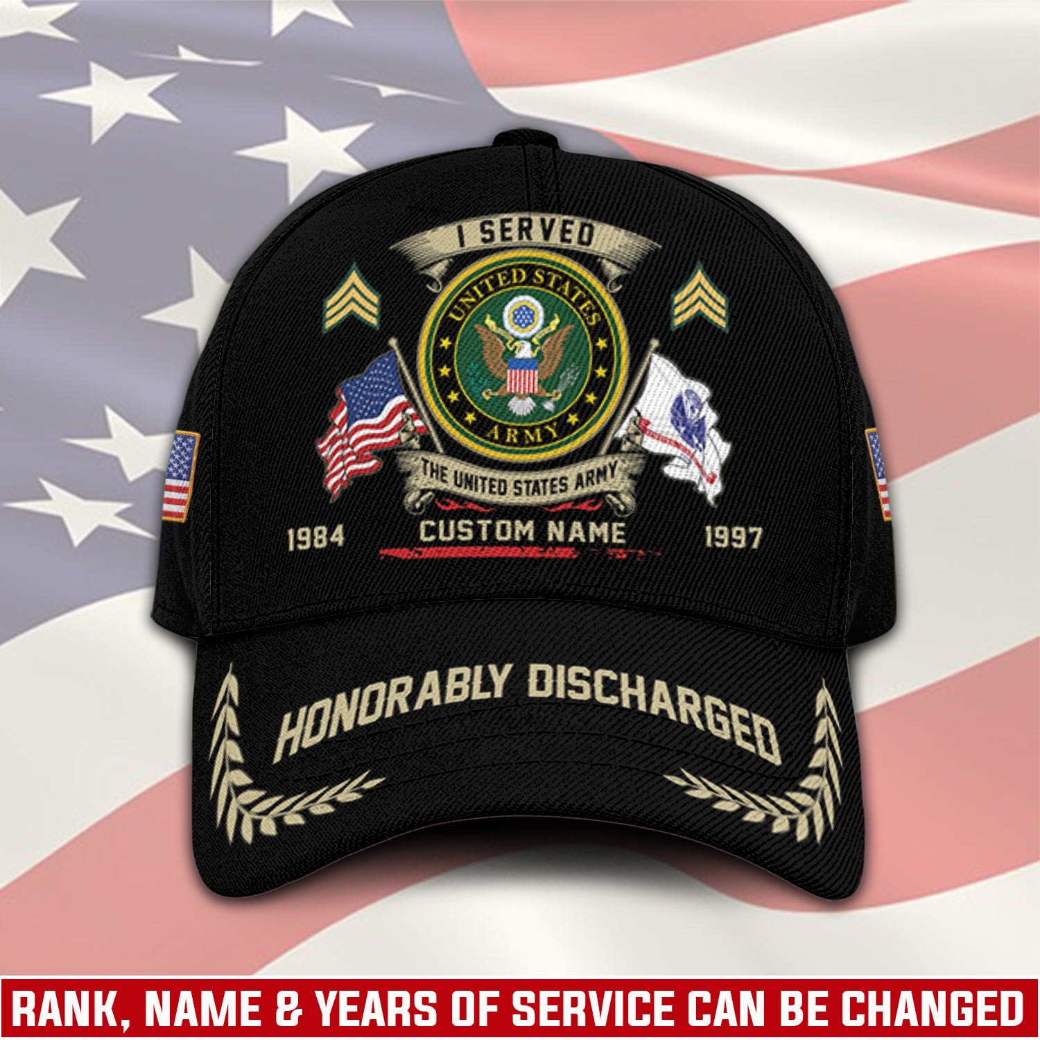 US Army, American By Birth, Veteran By Choice - Classic Cap