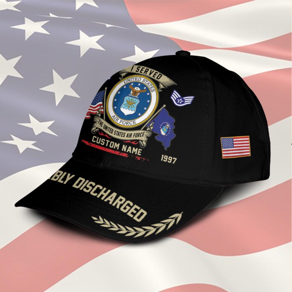 US Air Force, Proud To Have Served - Classic Cap - Image 2