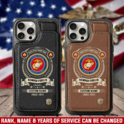 US Marine Corps, Life And Pride - Leather Flip Phone Case