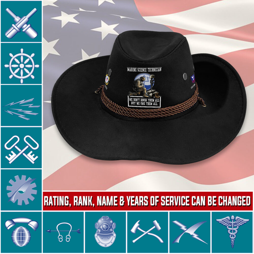 Coast Guard Rating, Always Ready - Cowboy Hat