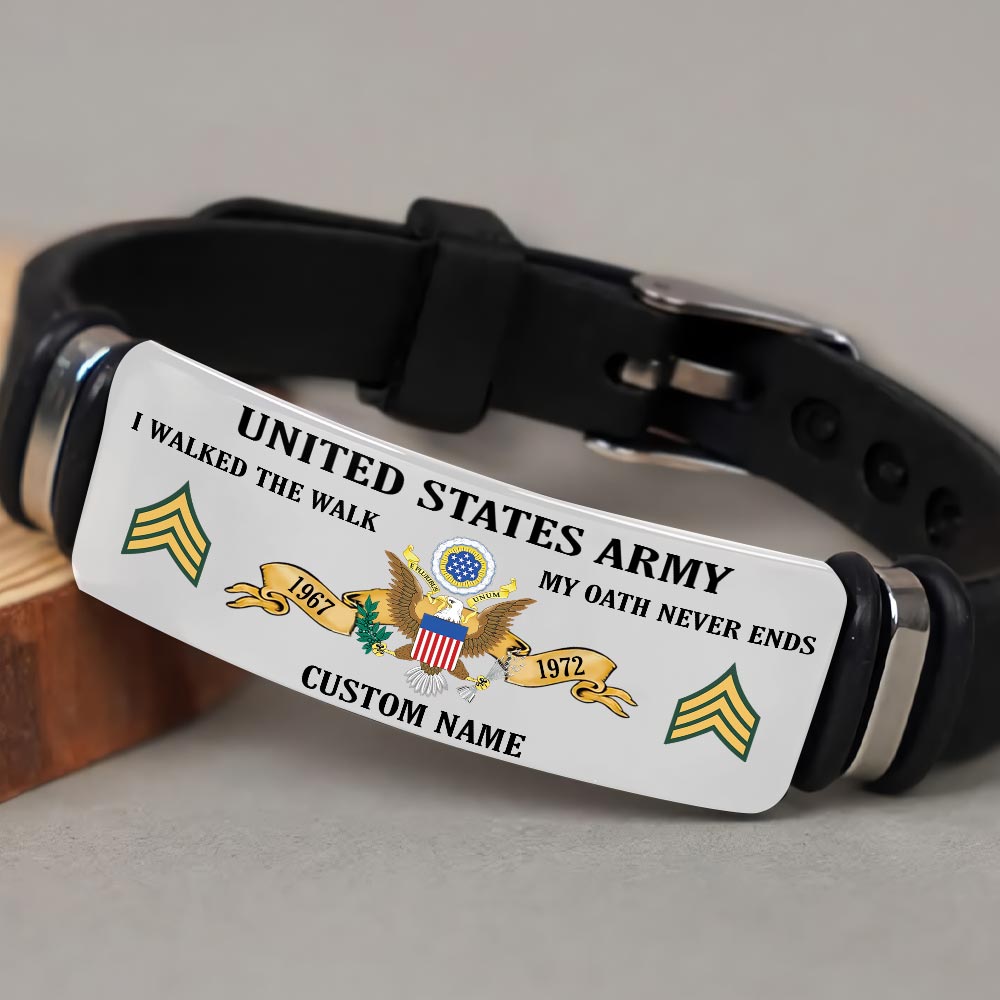 US Army, E 8 Army Master Sergeant - Bracelet - Image 3