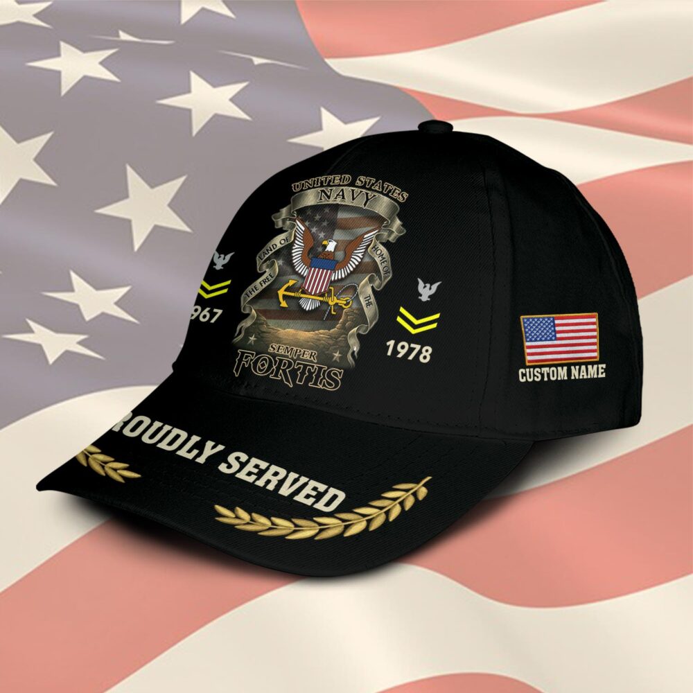 US Navy, E 5 Gold - Classic Cap - Image 2