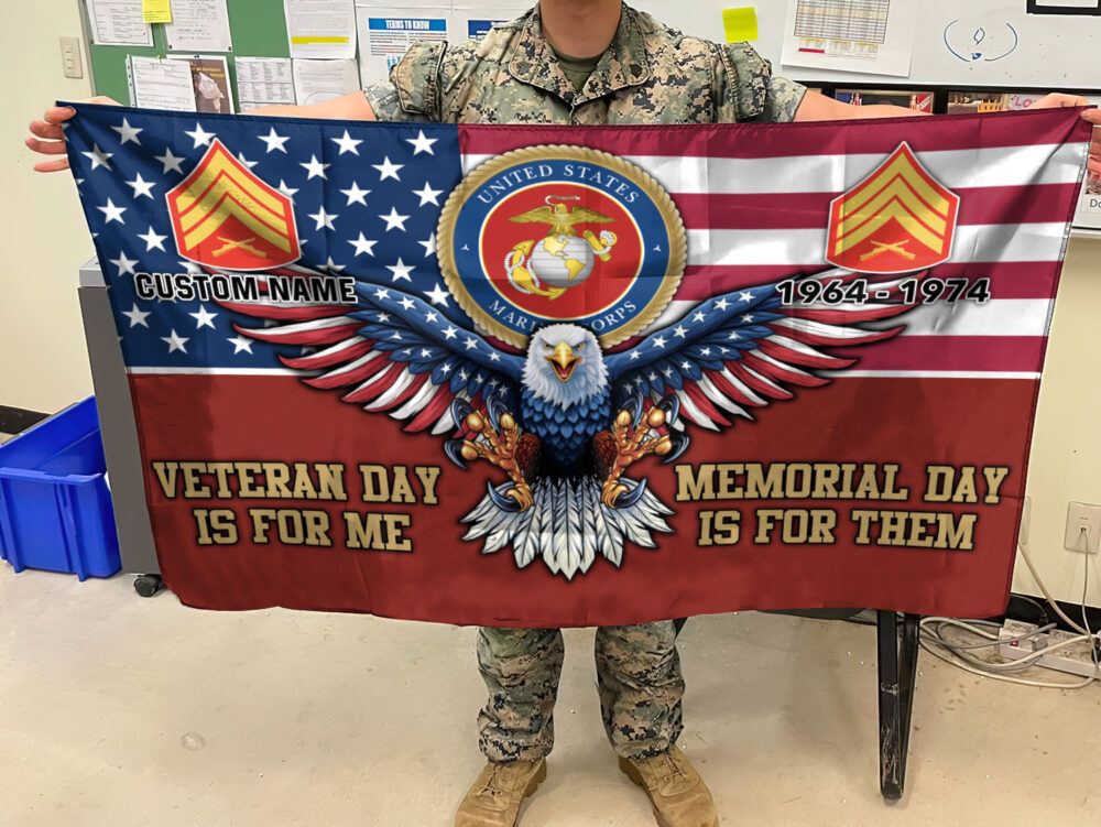 US Marine Corps, Proud To Have Served - Flying Flag 5×8 Feet(152×244 Cm) - Image 3