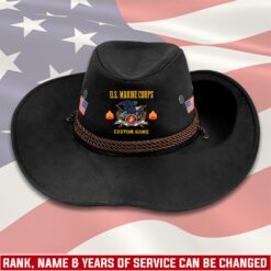 US Marine Corps, E 8 Marines First Sergeant - Cowboy Hat