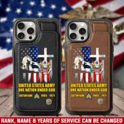 US Army, I Walked The Walk - Leather Flip Phone Case