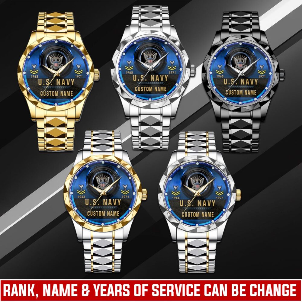 US Navy, E 3 Red - C-Style Watch