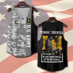 Army Branch, No One Fights Alone - Tank-Top