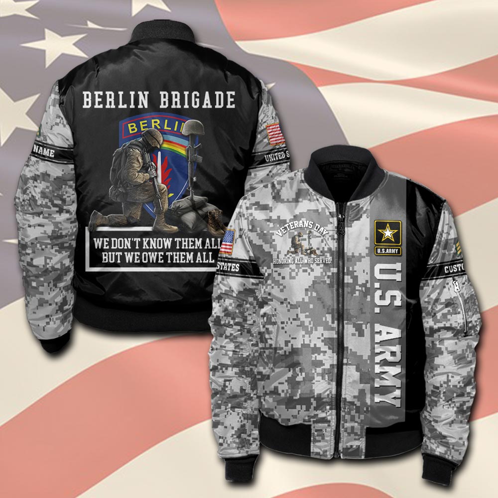 Army Division, Thank a Veteran - Bomber Jacket