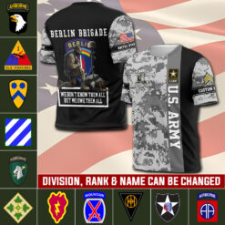 Army Division, Remember - Honor - Respect - T-Shirt