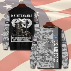 Air Force Badge, American By Birth, Veteran By Choice - Sweatshirt