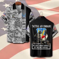 Air Force Command, Honor The Fallen - Short Sleeve Button Shirt