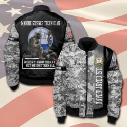 Coast Guard Rating, E 7 Red - Bomber Jacket